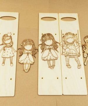 Ξύλινες πλάτες και στοιχεία για πασχαλινές  λαμπάδες με σχέδια 30*7.5 cm