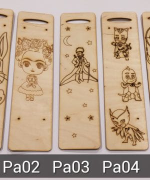 Ξύλινες πλάτες για πασχαλινές λαμπάδες με σχέδια 30*7.5 cm