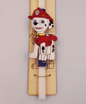 Λαμπάδα με μαγνητάκι paw patrol Μarshal