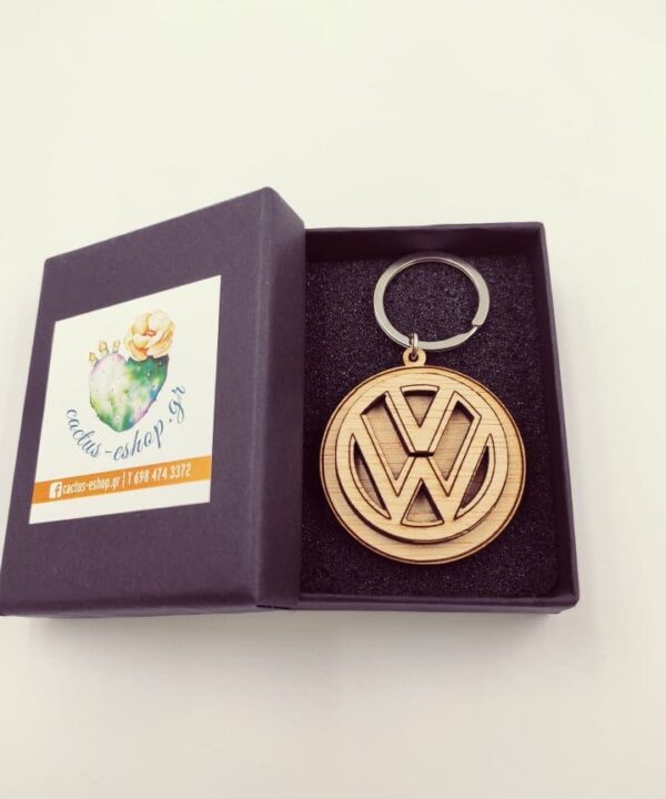 Ξύλινο μπρελόκ Volkswagen