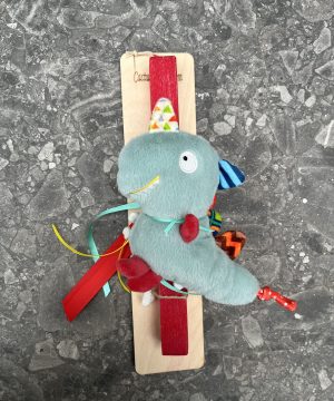 Λαμπάδα με λούτρινο δεινοσαυράκι