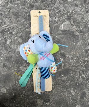 Λαμπάδα με λούτρινο ελεφαντάκι