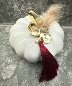 Κολοκύθα λευκή κεραμική 10.8 εκ