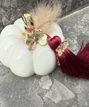 Κολοκύθα λευκή κεραμική 12 εκ