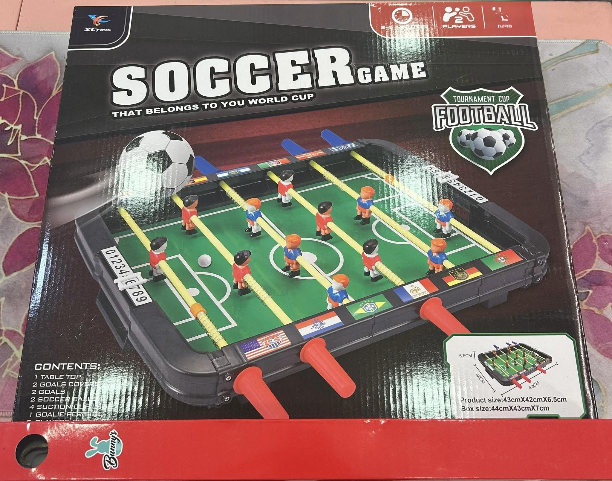 Λαμπάδα Ποδοσφαιράκι με Χερούλια Μεσαίο 44x43x7cm