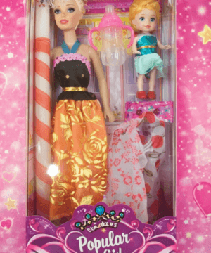 Λαμπάδα - Κούκλα με μωράκι