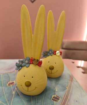 Λαγουδάκι διακοσμητικό πορτοκάλι