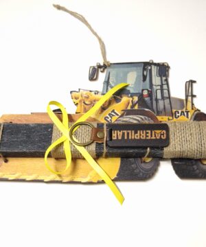 Λαμπάδα caterpillar με μπρελόκ