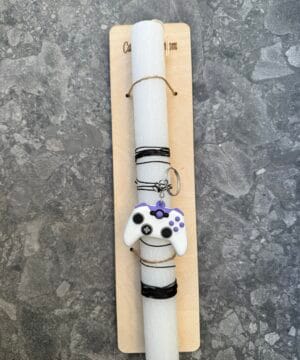 Λαμπάδα με μπρελόκ Game