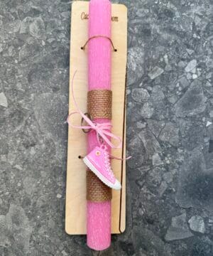 Λαμπάδα με μπρελόκ παπούτσι