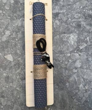 Λαμπάδα με βραχιόλι αντρικό με άγκυρα