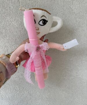 Alternative view of Λαμπάδα με λούτρινο Balerina Cappuccina