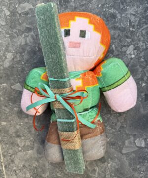 Λαμπάδα με λούτρινο Minecraft Alex