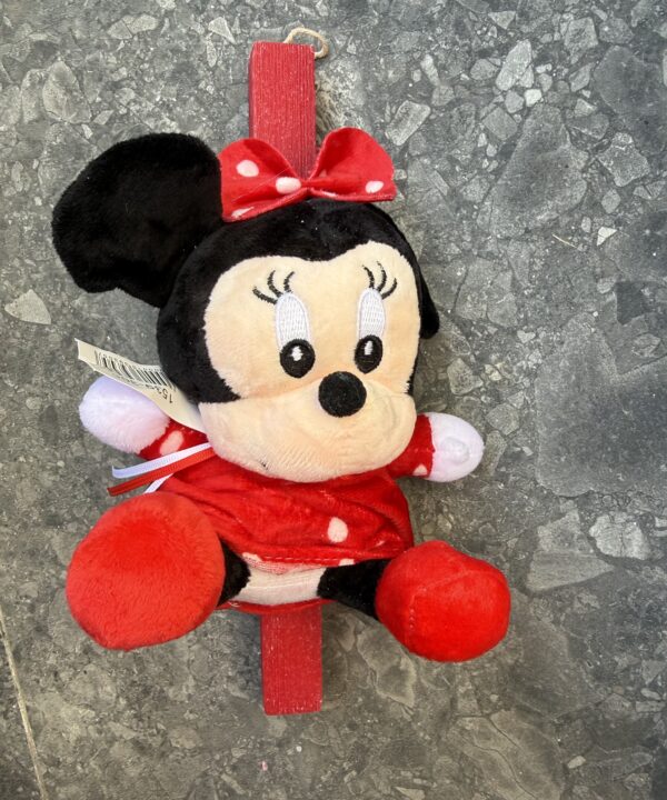 Λαμπάδα Minnie με λούτρινο