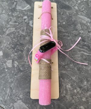 Λαμπάδα με ρολόι ηλεκτρονικό