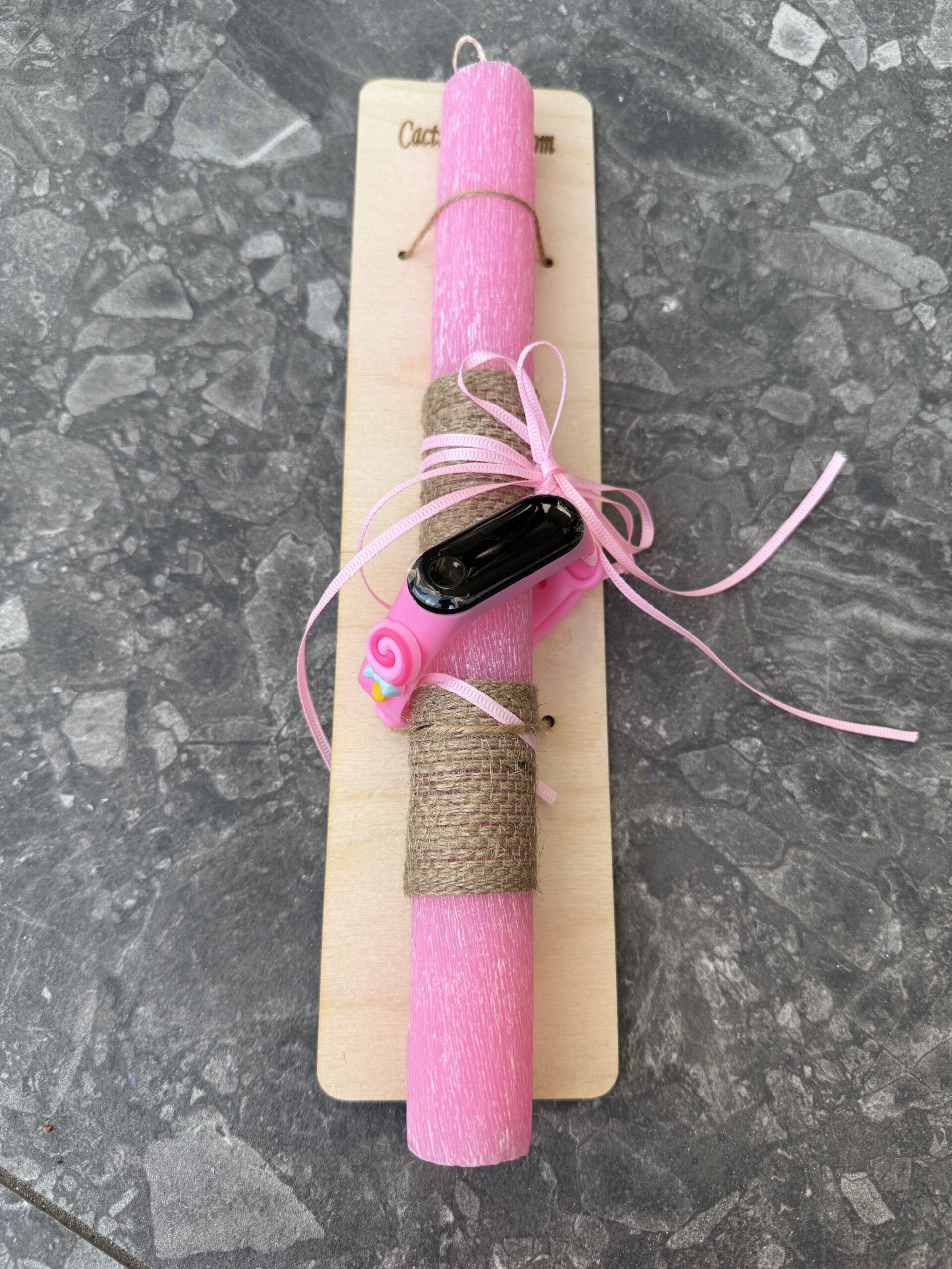 Λαμπάδα με ρολόι ηλεκτρονικό