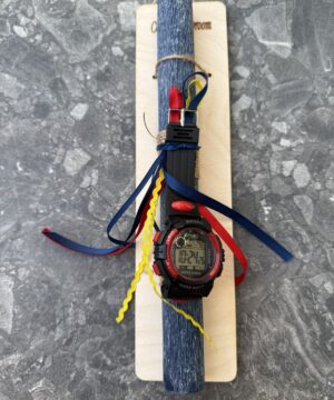 Λαμπάδα με ηλεκτρονικό ρολόι