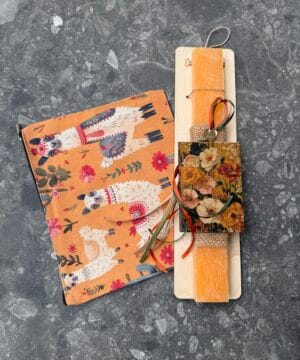 Λαμπάδα με μαγνητάκι και τσαντάκι - νεσεσέρ