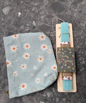 Λαμπάδα με μαγνητάκι και τσαντάκι - νεσεσέρ