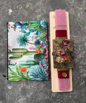 Λαμπάδα με μαγνητάκι και τσαντάκι - νεσεσέρ