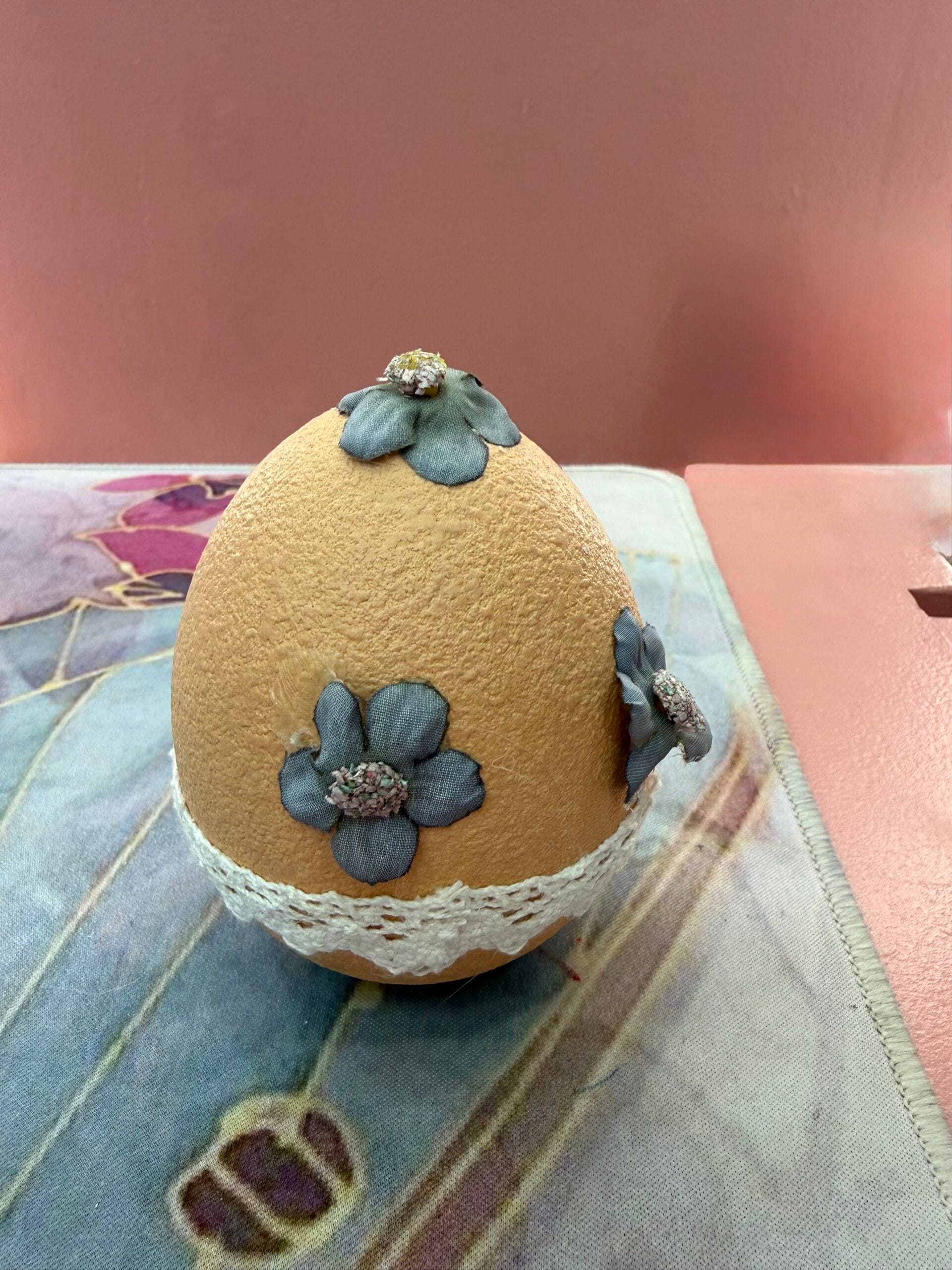 Αυγό διακοσμητικό πορτοκαλί- μικρό