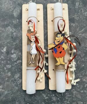 Λαμπάδες σετ - The Flintstones Φρεντ και Βίλμα