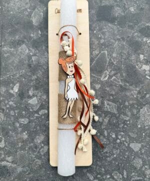 Λαμπάδα - Flintstone Βίλμα με μαγνητάκι