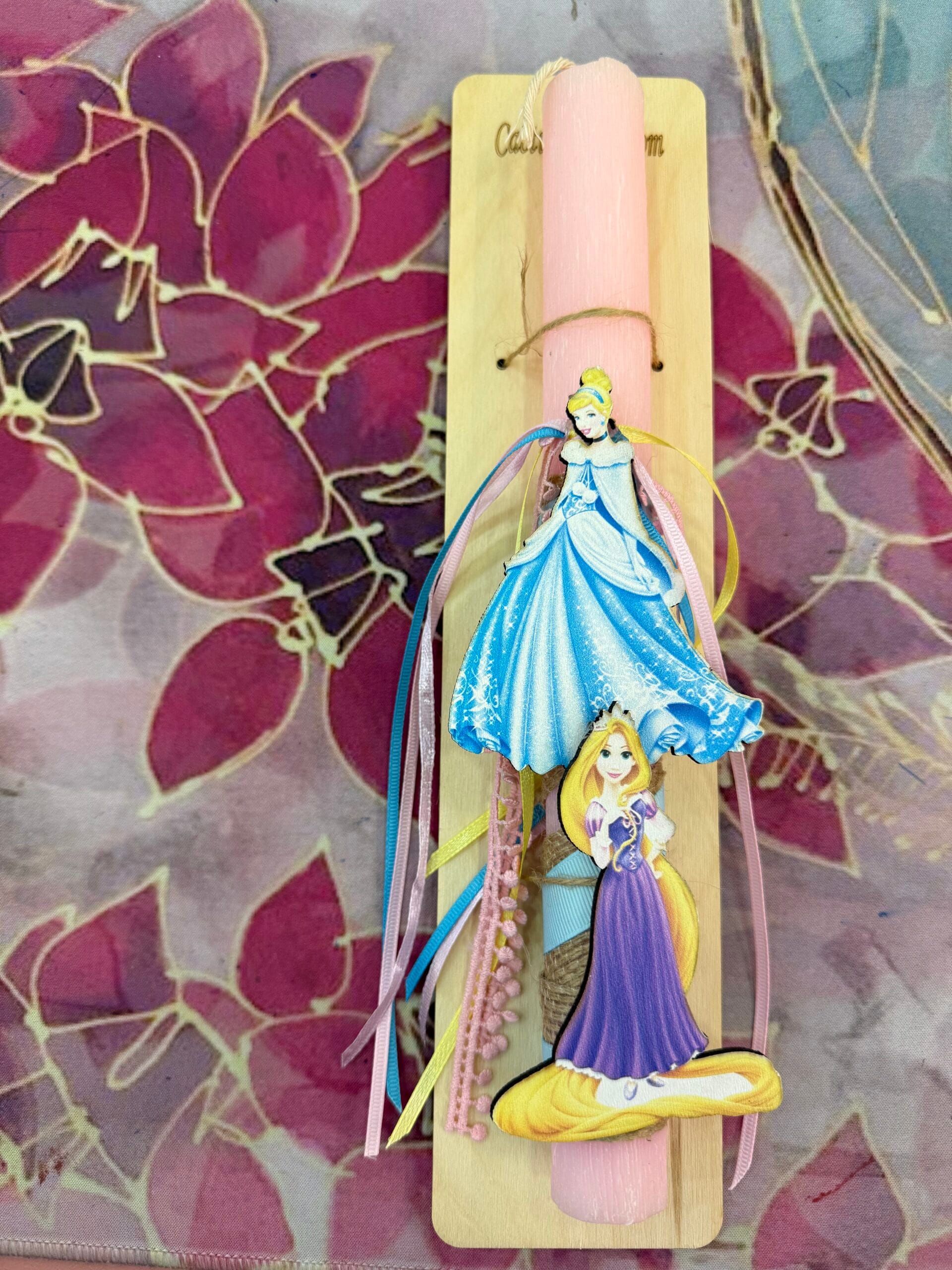 Λαμπάδα πριγκίπισσες με μαγνητάκι