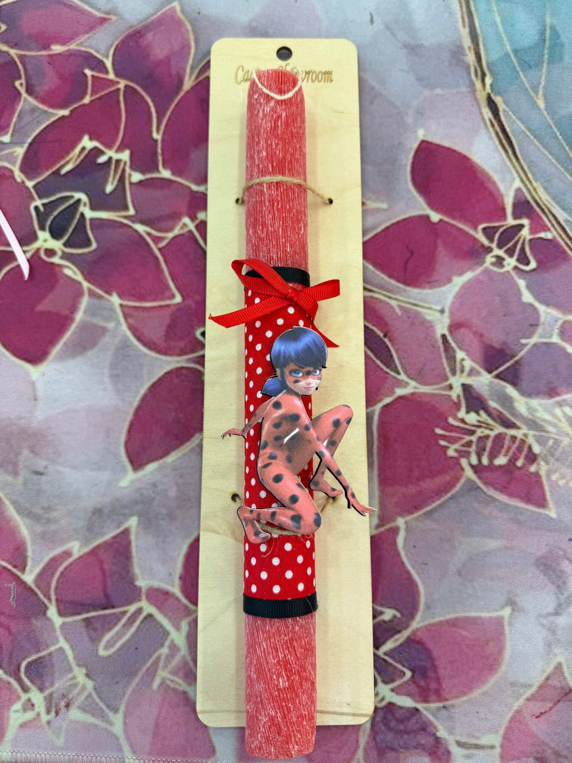 Λαμπάδα - Ladybag με μαγνητάκι