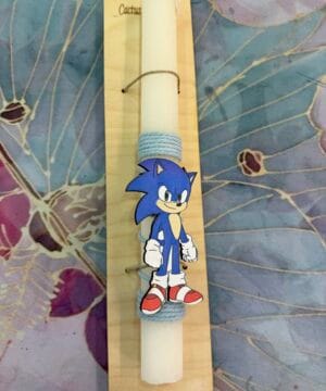 Λαμπάδα - Sonic με μαγνητάκι