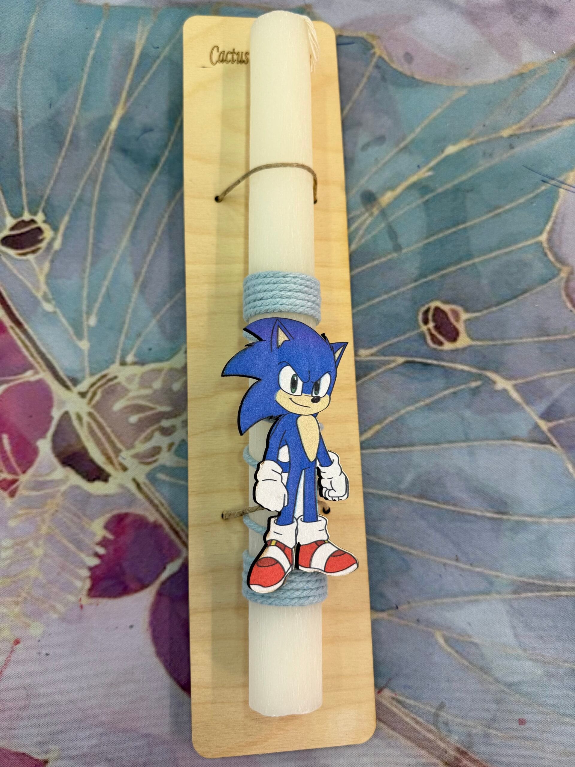 Λαμπάδα - Sonic με μαγνητάκι