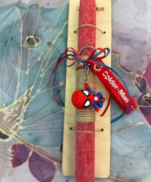 Λαμπάδα - Spiderman με μπρελόκ