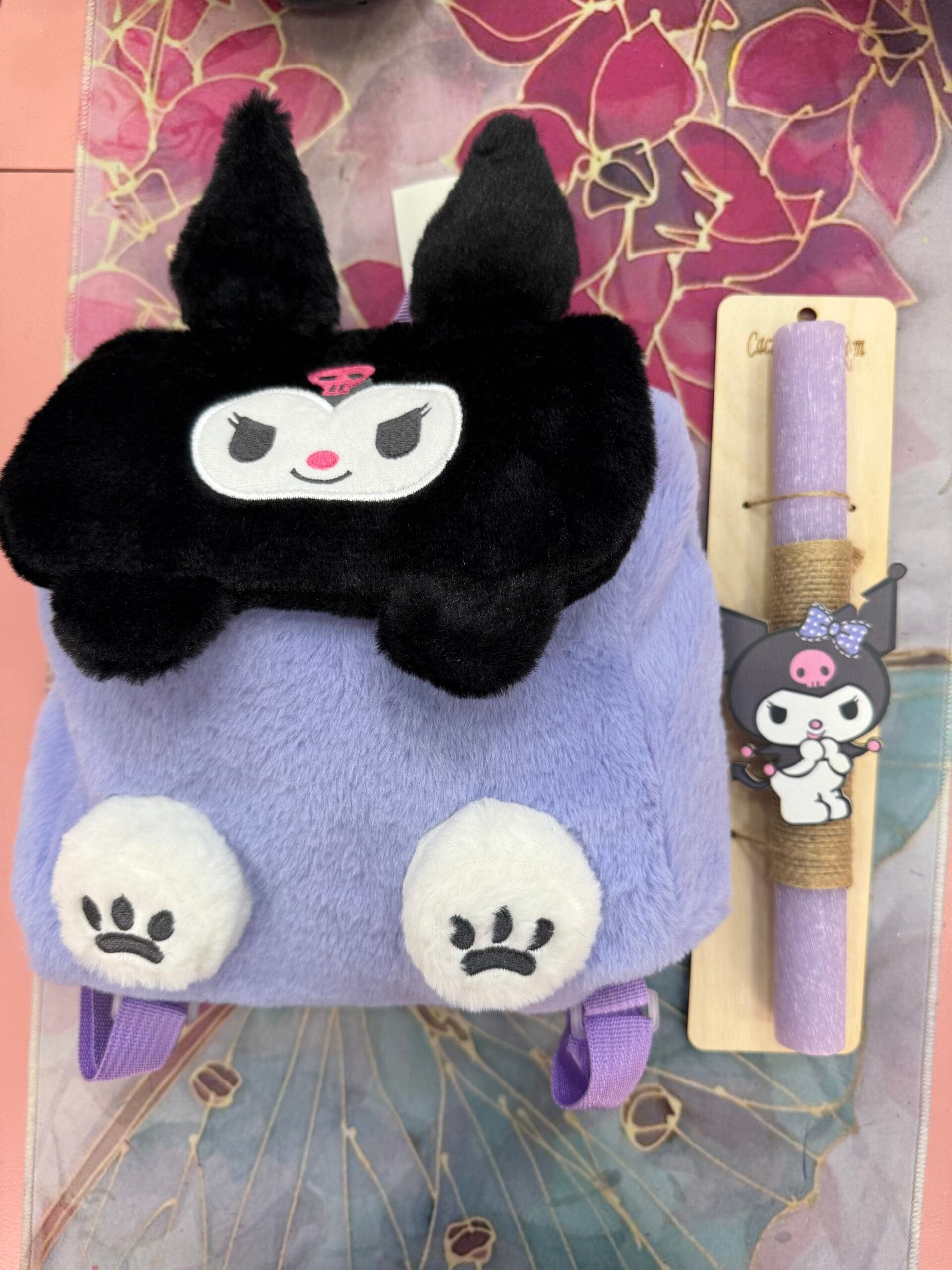 Λαμπάδα - Kuromi με τσάντα