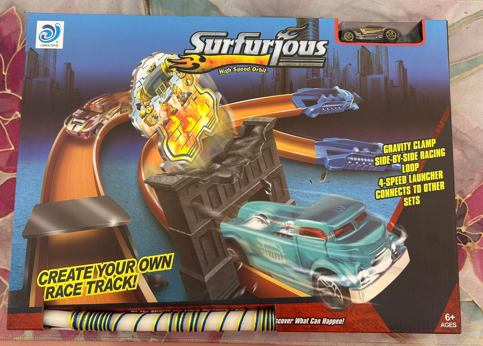 Λαμπάδα Αυτοκινητόδρομος Γέφυρα 42x31x6cm